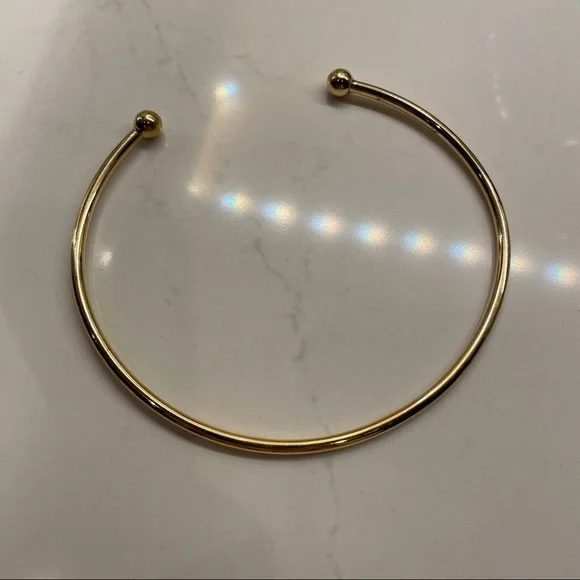 Jennifer Fisher Gold Open Torque Collar Necklace - Picture 3 of 4